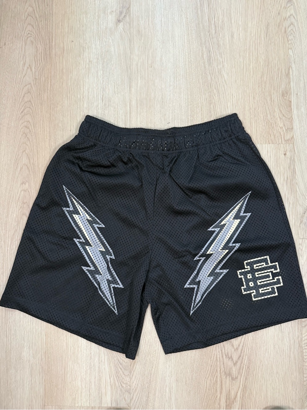 Eric Emanuel Men's Black Mesh Athletic Shorts